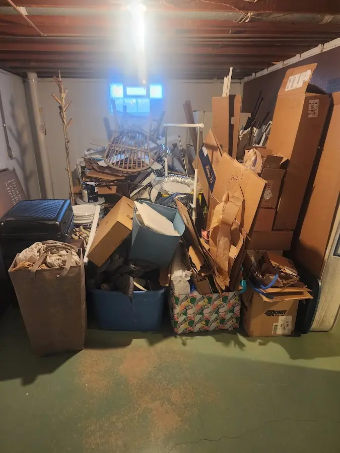 Roll-off dumpster container at job site for Roll Off Dumpster Rental in Oro Valley